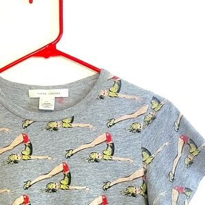 Marc Jacobs Melange Pinup Print Tshirt
